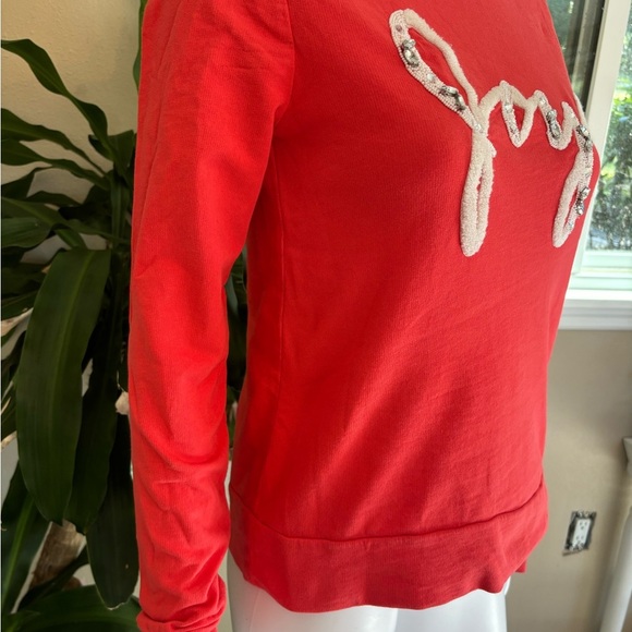 Lilly Pulitzer Joy rhinestone embellished sweatshirt xxs - Picture 3 of 9
